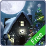 christmas moon free android application logo